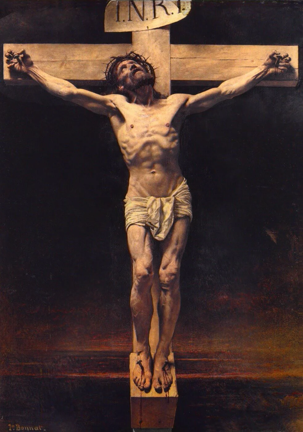 Christ on the Cross (1880). Oil on canvas. Petit Palais, Paris.